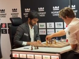 D Gukesh Breaks Silence On Magnus Carlsen's Post-Loss Outburst: "Also Banged..." D Gukesh Breaks Silence On Magnus Carlsen's Post-Loss Outburst: "Also Banged..."