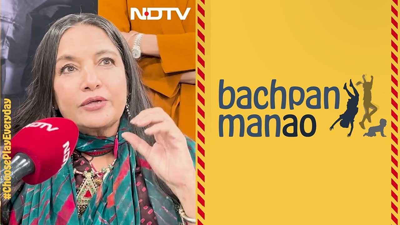 Video: Shabana Azmi Urges Parents to #ChoosePlayEveryday