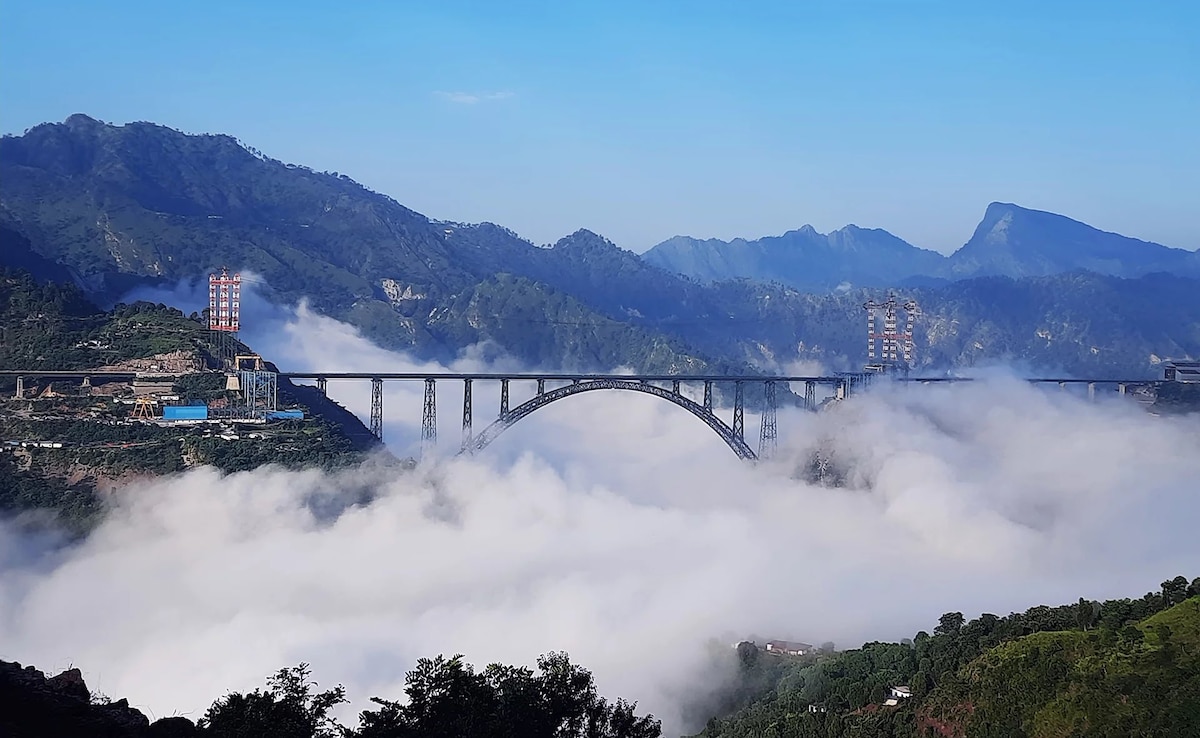 Former prime minister Atal Bihari Vajpayee approved the bridges construction in 2003, taking 22 years to complete the structure. Former prime minister Atal Bihari Vajpayee approved the bridges construction in 2003, taking 22 years to complete the structure.