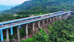 Mumbai-Pune : देशातील सर्वात उंच केबल ब्रिजवर प्रवासासाठी प्रतीक्षाच, मुंबई-पुणे एक्स्प्रेसवेवरील &lsquo;मिसिंग लिंक&rsquo; कधी सुरू होणार?