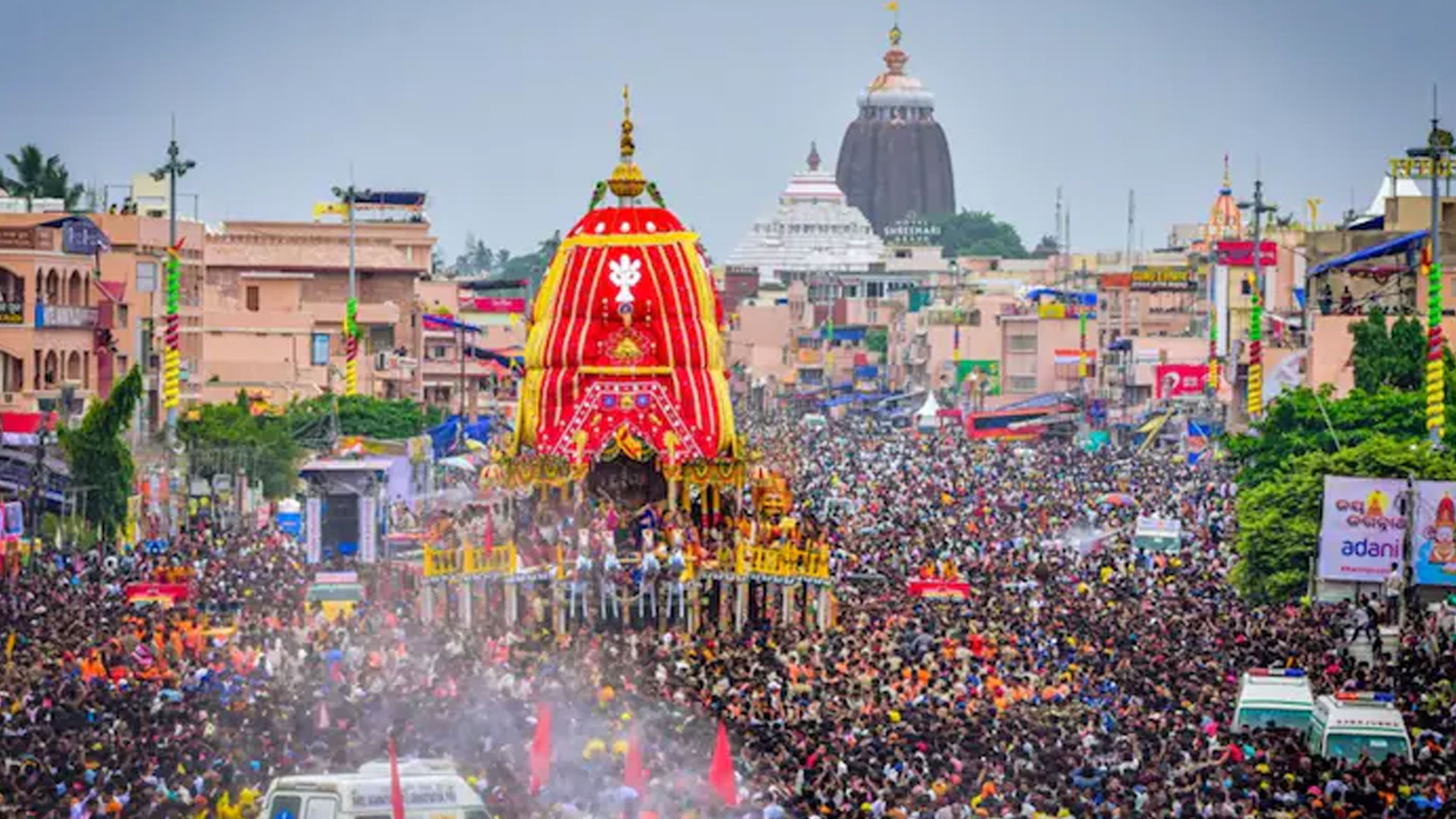 3 Dead, 10 Injured In Stampede During Jagannath Rath Yatra In Odisha's Puri