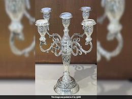 PM Modi Gifts Silver Candlestand To Croatian Prime Minister PM Modi Gifts Silver Candlestand To Croatian Prime Minister
