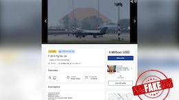 British F-35B Fighter Jet, Which Is Grounded In Kerala, On Sale On OLX? A Fact-Check