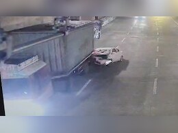 नागपुर-मुंबई महामार्ग पर हुआ बड़ा हादसा, ट्रक को कार मारी टक्कर, दो घायल 