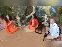 RCB Coach Andy Flower Meets Swami Chidanand Saraswati In Rishikesh After Teams Maiden IPL win