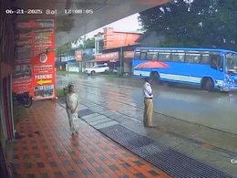 On Camera, Bus Rams Women Waiting At Bus Stop In Kerala On Camera, Bus Rams Women Waiting At Bus Stop In Kerala