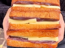 Viral Video Shows How Yummy "Ogura Toast" Is Made In Japan, Leaves Foodies Drooling Viral Video Shows How Yummy "Ogura Toast" Is Made In Japan, Leaves Foodies Drooling