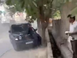 Noida Road Rage On Camera: Thar SUV Rams Man After Fight On Instagram Noida Road Rage On Camera: Thar SUV Rams Man After Fight On Instagram
