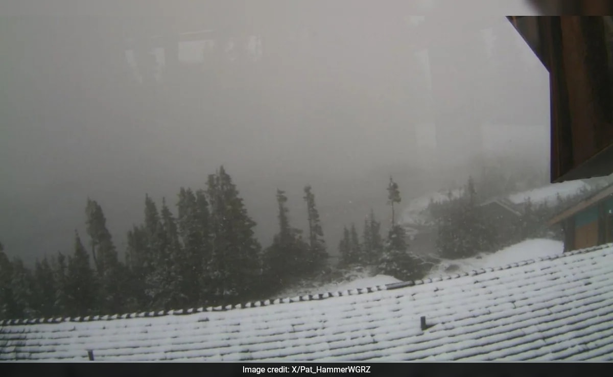 Части от Монтана САЩ бяха ударени от рядка буря с