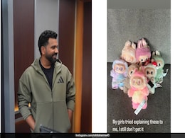 Rohit Sharma's Girls Have Quite A Large Labubu Collection, He Still Doesn't Get It Rohit Sharma's Girls Have Quite A Large Labubu Collection, He Still Doesn't Get It