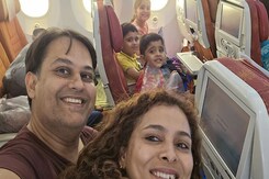 Smiling Selfie On Ill-Fated Plane: A Doctor Couple And Their 3 Young Children Smiling Selfie On Ill-Fated Plane: A Doctor Couple And Their 3 Young Children