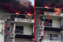 Video: Man, His 2 Children Jump Off Building To Escape Fire, Die Video: Man, His 2 Children Jump Off Building To Escape Fire, Die