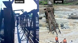 Before And After Pics Of Pune Bridge Collapse That Killed 4, Injured Dozens