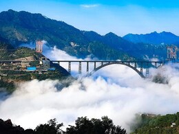 In Pics: Key Facts About World's Tallest Railway Bridge In J&K In Pics: Key Facts About World's Tallest Railway Bridge In J&K