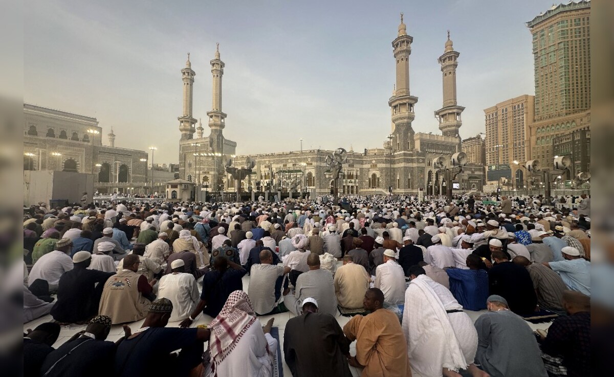 At Mount Arafat, where the Prophet Mohammed is believed to have delivered his final sermon, open mass prayers are offered. At Mount Arafat, where the Prophet Mohammed is believed to have delivered his final sermon, open mass prayers are offered.