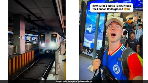 लंदन से भी बेहतर...दिल्ली मेट्रो पर विदेशी व्लॉगर का रिएक्शन वायरल, बोले- Wow