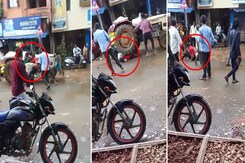 Video: Driver Runs Tractor Over 2 Men During Fight In Karnataka, They Survive Video: Driver Runs Tractor Over 2 Men During Fight In Karnataka, They Survive