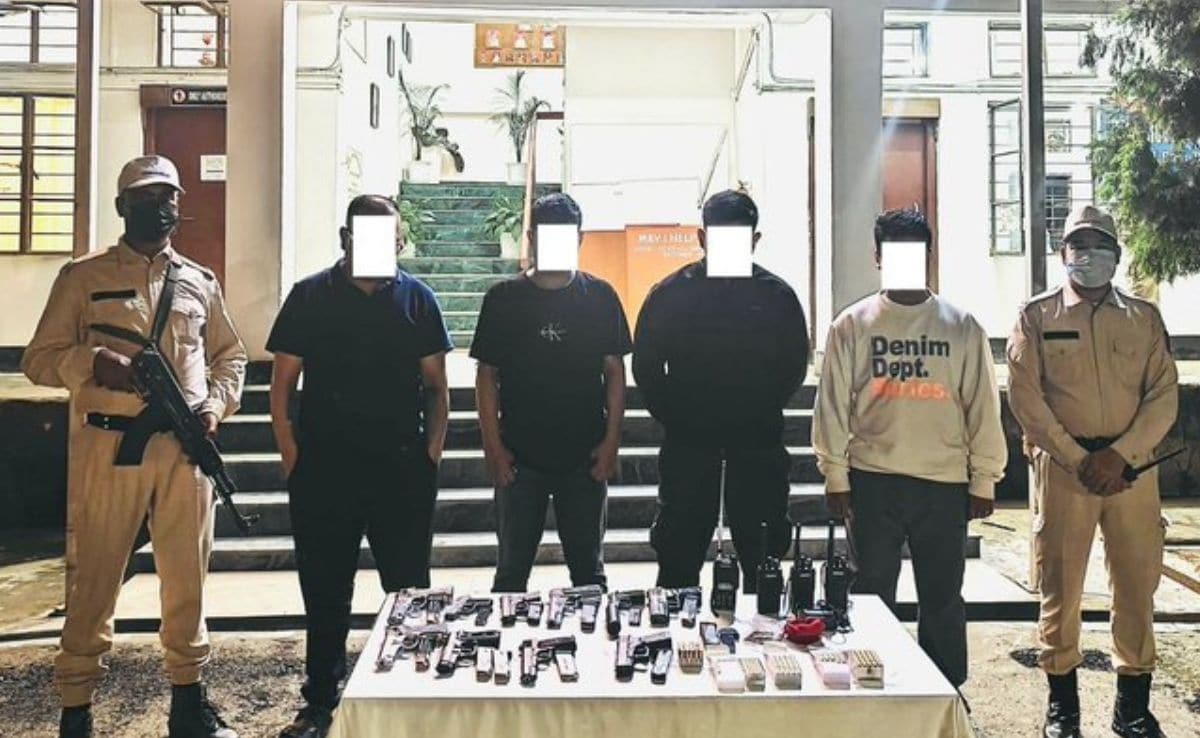 Imphal Manipur Police arrested four members of an inter state gang