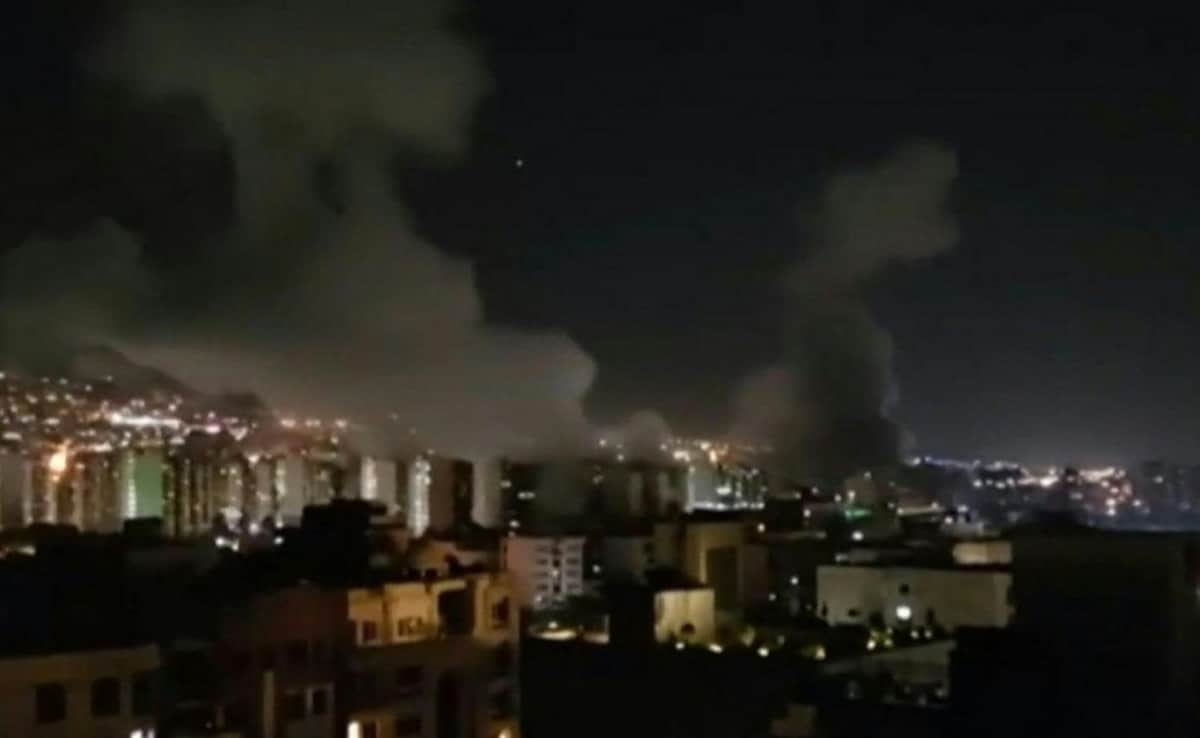 Explosions were heard Friday morning in the Iranian capital, state TV reported. 