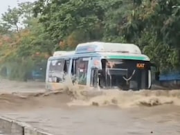 Watch: Pune Road Turns Into 'Wave Pool' After Heavy Rain Watch: Pune Road Turns Into 'Wave Pool' After Heavy Rain