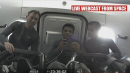 "<i>Tiranga Yaad Dila Raha Ki</i>...": Shubhanshu Shukla's Hindi Message From Space