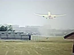 32 Seconds Of Horror: Video Shows Air India Flight Trying To Take Off, Crashing Into Building 32 Seconds Of Horror: Video Shows Air India Flight Trying To Take Off, Crashing Into Building