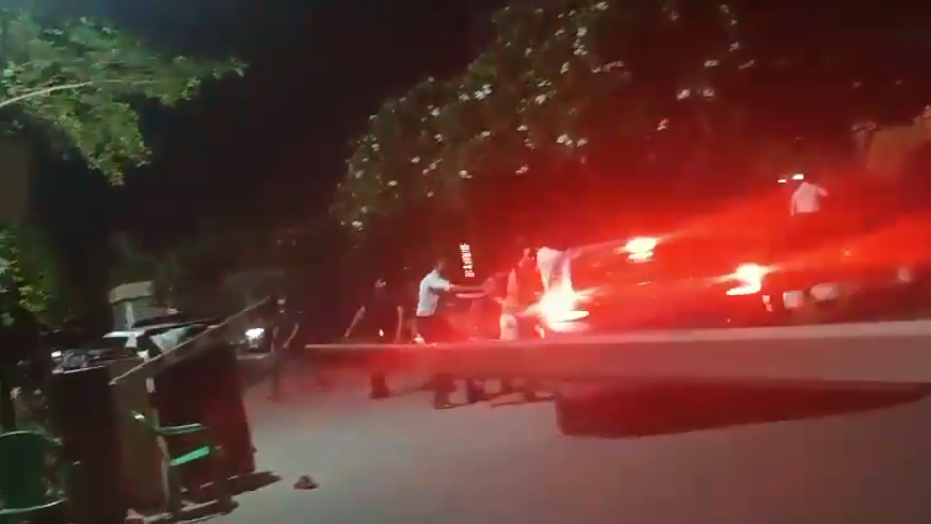 Video: Man Breaks Through Barrier, Crashes Car Into People In Noida