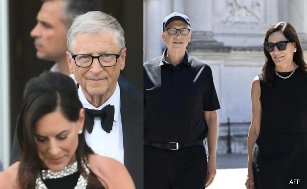 съоснователят на Microsoft Бил Гейтс и неговата приятелка Паула Хърд