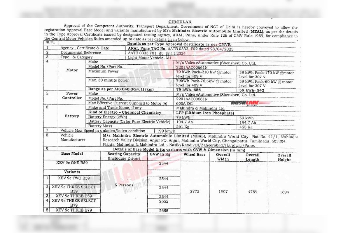 Mahindra XEV 9e Mahindra XEV 9e