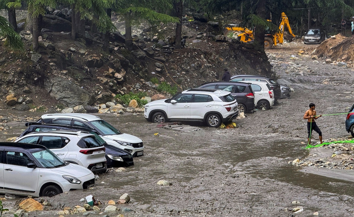 Three people at Rehla Bihal in Kullu district were washed away by flash floods. Three people at Rehla Bihal in Kullu district were washed away by flash floods.