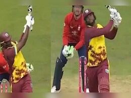 ENG vs WI, 2nd T20I: एक ओवर में 5 छक्के, टी-20 के नंबर वन स्पिनर के खिलाफ मचाई गई तबाही, शेफर्ड और होल्डर ने धागा खोल दिया ENG vs WI, 2nd T20I: एक ओवर में 5 छक्के, टी-20 के नंबर वन स्पिनर के खिलाफ मचाई गई तबाही, शेफर्ड और होल्डर ने धागा खोल दिया
