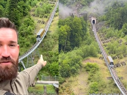 Watch What It's Like To Ride "World's Steepest Funicular Railway" In Switzerland Watch What It's Like To Ride "World's Steepest Funicular Railway" In Switzerland