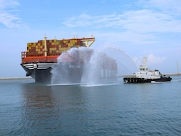 Karan Adani Welcomes MSC IRINA, World's Largest Container Ship At Vizhinjam