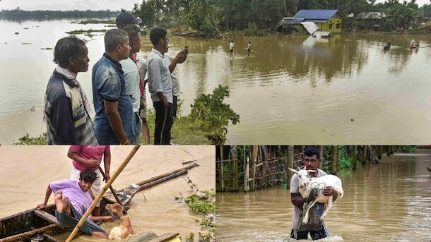 पूर्वोत्तर में आफत की बारिश, छह राज्यों में तबाही, बाढ़ और भूस्खलन से अब तक 34 की मौत