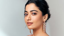 Rashmika Mandanna's Blush Pink Floral Saree Brings Dreamy Festive Vibes To Life