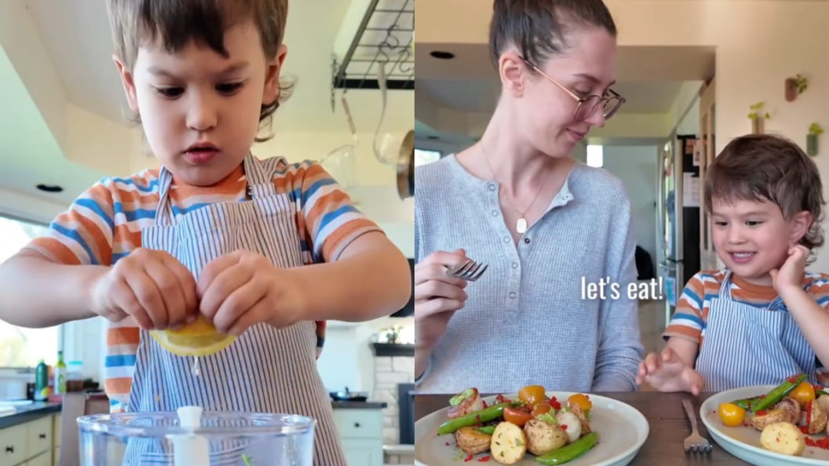 Viral Now: 4-Year-Old Cooks Flavourful Seafood Dish For His Mom. Internet Is Amazed