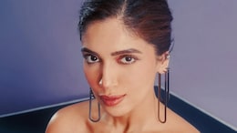 Bhumi Pednekar Looks Summer Chic In A Plaid Strapless Top And Matching Pants