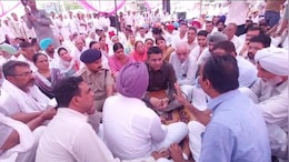Sri Ganganagar: राजस्थान में&nbsp;गंगनहर के पानी को लेकर एक बार फिर किसानों का आंदोलन, जुटे हज़ारों किसान&nbsp;