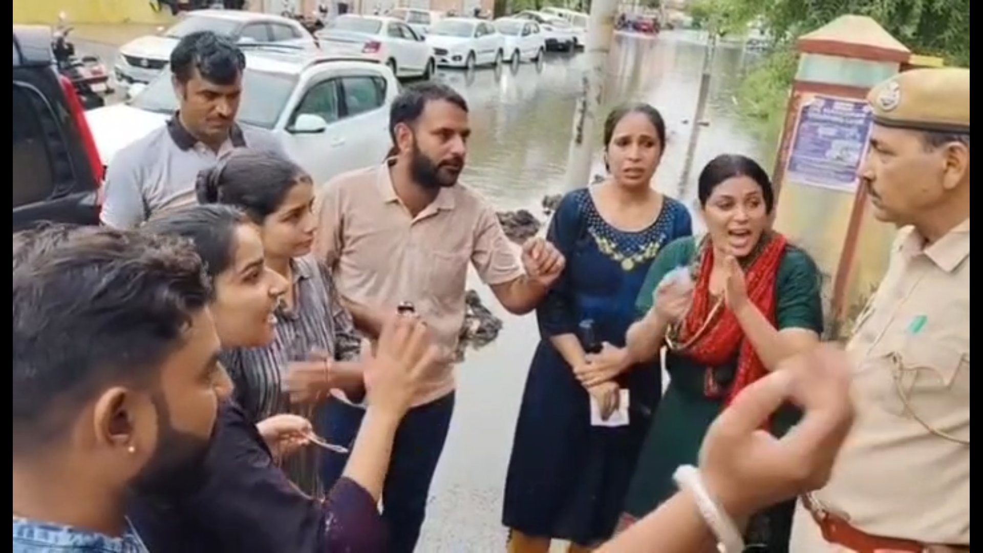 Candidates Miss School Lecturer Exam Due To Heavy Rain, Angry Scenes Outside Centre