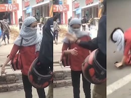 Rapido Driver : रॅपिडो ड्रायव्हरनं महिला प्रवाशाला थोबाडीत लगावली, 'ती' जमिनीवर कोसळली! पाहा Video Rapido Driver : रॅपिडो ड्रायव्हरनं महिला प्रवाशाला थोबाडीत लगावली, 'ती' जमिनीवर कोसळली! पाहा Video