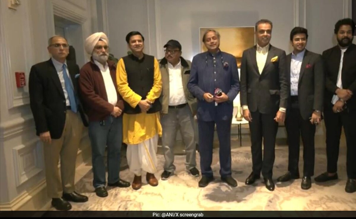 Washington The all party delegation of Indian parliamentarians led by Congress