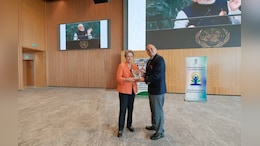 NDB Chief Rousseff Joins Yoga Event In Shanghai, Condoles Air India Crash