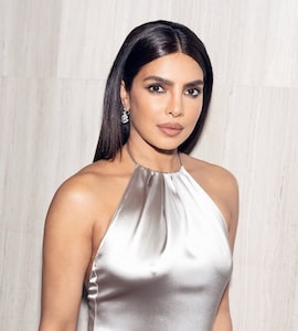 priyanka chopra silver dress Priyanka Chopra's Silver Moment At <i>Heads Of State</i> Premiere Screams  Minimalist Chic