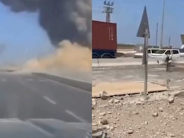 Dashcam Footage Shows Moment Iranian Missile Hit Israeli City Ashdod Dashcam Footage Shows Moment Iranian Missile Hit Israeli City Ashdod