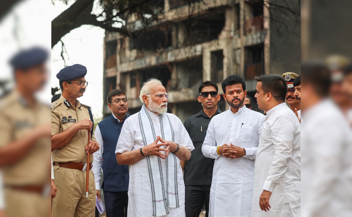 Air India Plane Crash, Ahmedabad Plane Crash, In Pics: PM Modi Visits ...