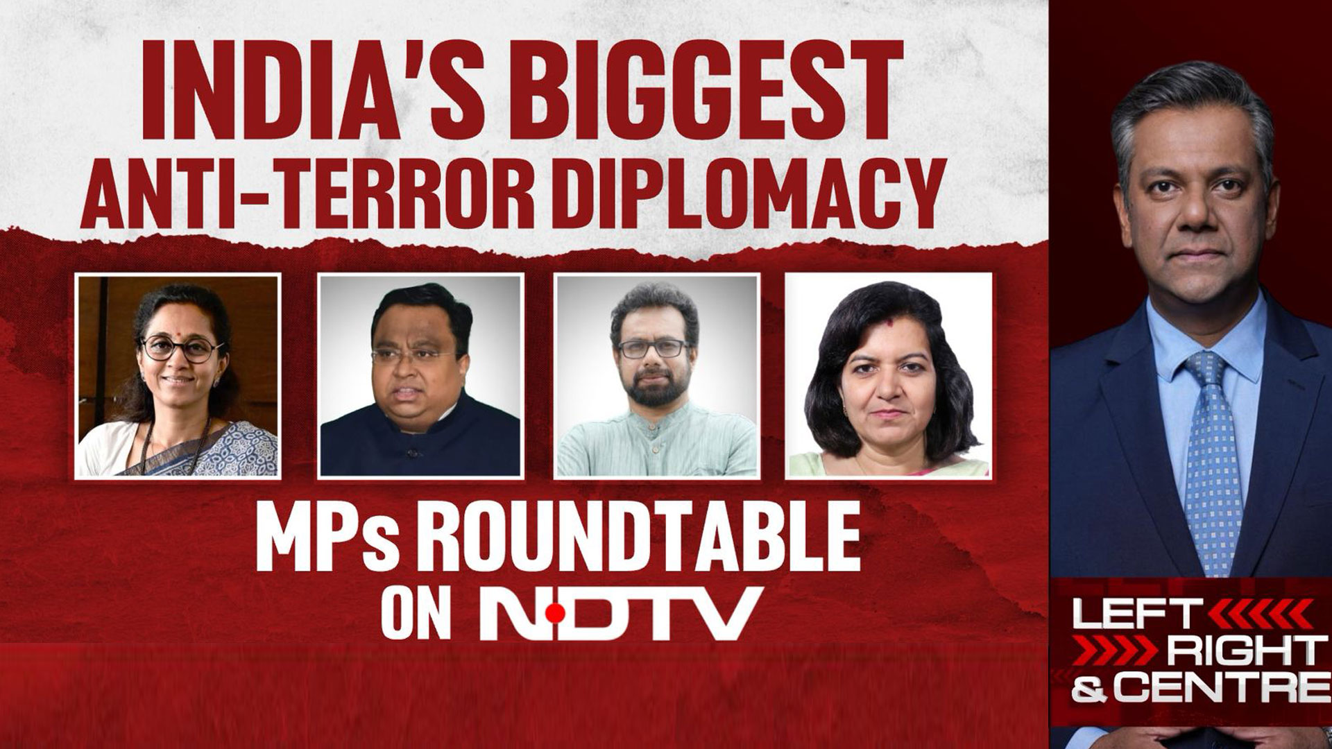 India's Biggest Anti-Terror Diplomacy, MPs Roundtable On NDTV