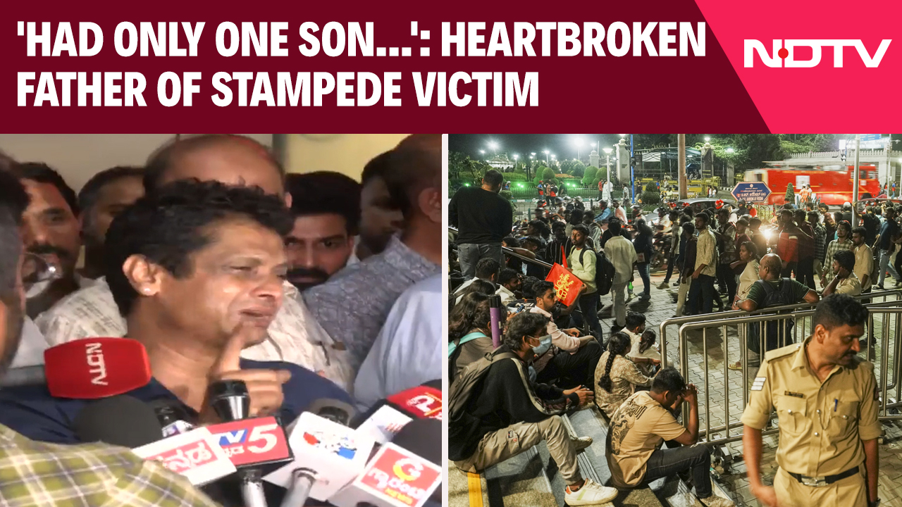 Heartbroken Father Of Bengaluru Stampede Victim: 'I Had Only One Son...'