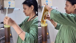 Watch: Desi Mom's Clever <i>Jugaad</i> To Use Oil Till The Last Bit Is Too Relatable