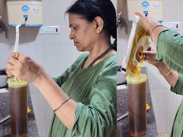 Watch: Desi Mom's Clever <i>Jugaad</i> To Use Oil Till The Last Bit Is Too Relatable Watch: Desi Mom's Clever <i>Jugaad</i> To Use Oil Till The Last Bit Is Too Relatable
