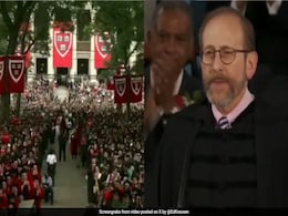 Harvard President's Trump Dig Gets Standing Ovation During Graduation Event Harvard President's Trump Dig Gets Standing Ovation During Graduation Event